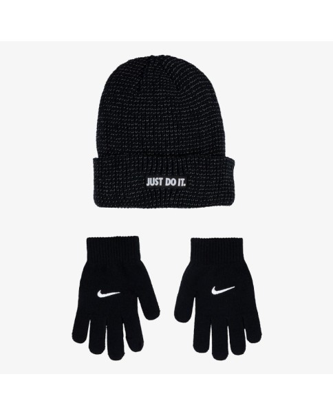 Nike Y Nan Reflective Beanie Glove Set Παιδικά Σετ Nike Y Nan Reflective Beanie Glove Set Παιδικά Σετ