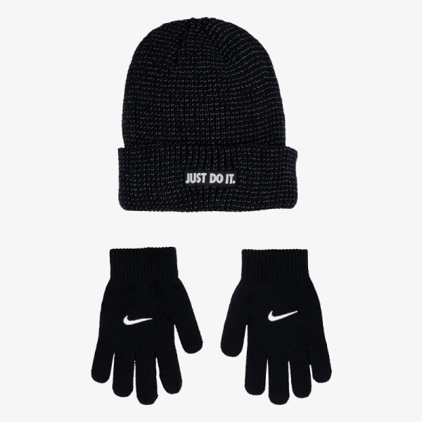 Nike Y Nan Reflective Beanie Glove Set Παιδικά Σετ