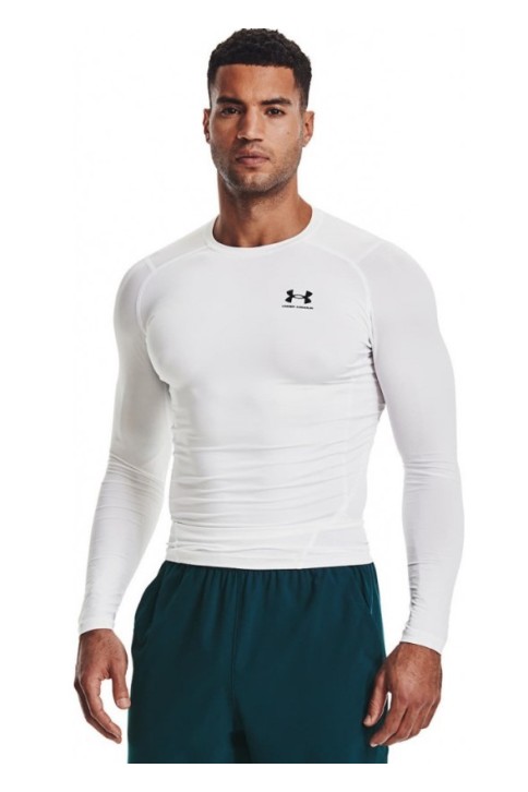 Under Armour Hg Armour Comp Ls Ανδρικό Ισοθερμικό Λευκό