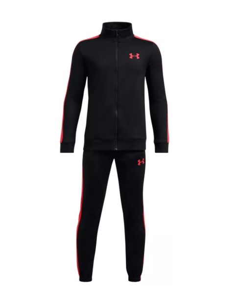Under Armour Rival Knit Track Suit Παιδικό Σετ Φόρμας Μαύρο