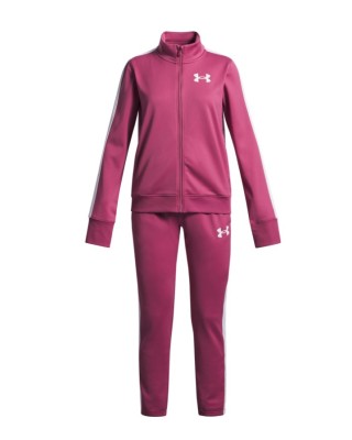 Under Armour Knit Track Suit Παιδικό Σετ Φόρμας Ροζ