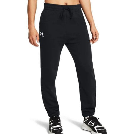 Under Armour Rival Terry Joggers Γυναικείο Παντελόνι Μαύρο