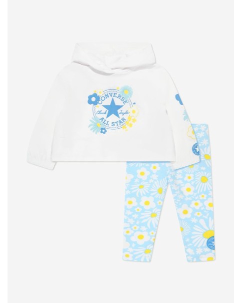 Converse Flutter Hoodie & Legging Βρεφικά Σετ Φόρμας