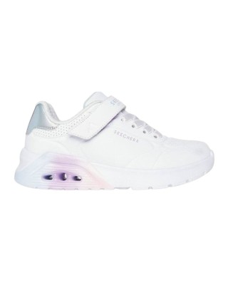 Skechers Uno Lite 2.0 Vivid Metallic Παιδικό Παπούτσι Λευκό