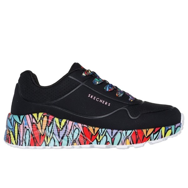 Skechers Uno Lite Subtle Love Παιδικό Παπούτσι Μαύρο Skechers Uno Lite Subtle Love Παιδικό Παπούτσι Μαύρο