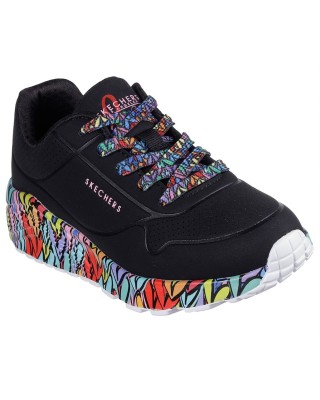 Skechers Uno Lite Subtle Love Παιδικό Παπούτσι Μαύρο Skechers Uno Lite Subtle Love Παιδικό Παπούτσι Μαύρο