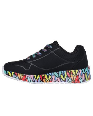 Skechers Uno Lite Subtle Love Παιδικό Παπούτσι Μαύρο Skechers Uno Lite Subtle Love Παιδικό Παπούτσι Μαύρο