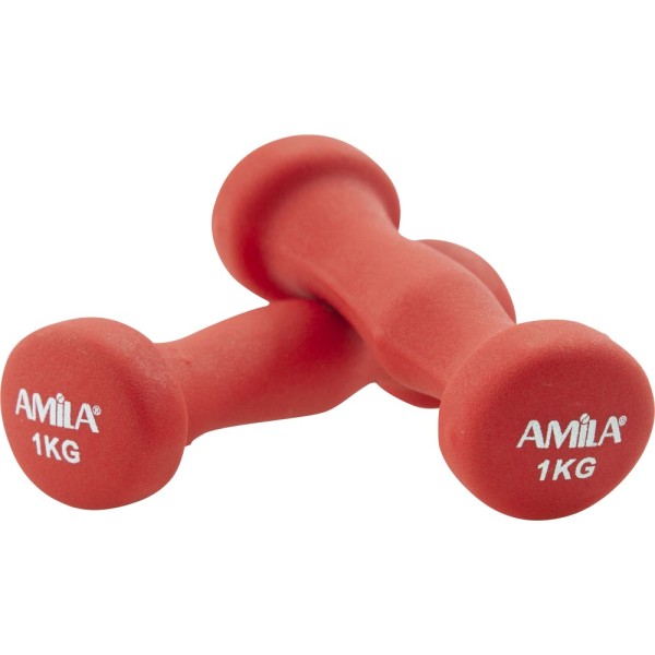 Amila Βάρη με επένδυση Soft 2x1kgr Amila Βάρη με επένδυση Soft 2x1kgr