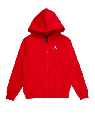 Jordan Jdb Mj Jumpman Flc Fz Hoodie Παιδική Ζακέτα Κόκκινη