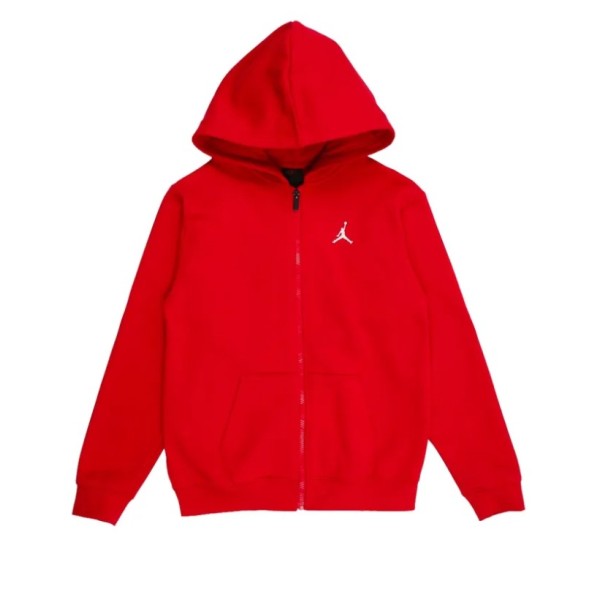 Jordan Jdb Mj Jumpman Flc Fz Hoodie Παιδική Ζακέτα Κόκκινη