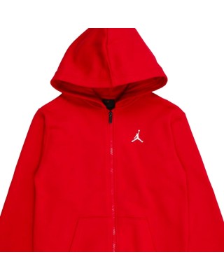 Jordan Jdb Mj Jumpman Flc Fz Hoodie Παιδική Ζακέτα Κόκκινη
