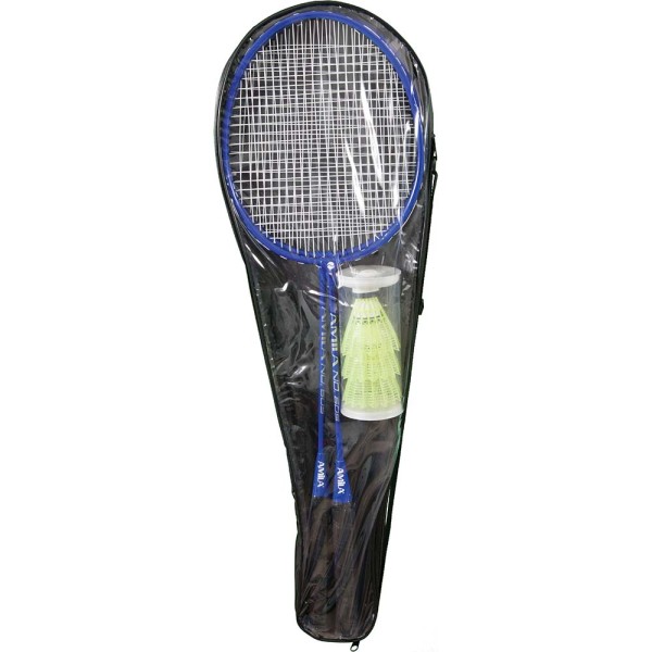 Amila Σετ Ρακετών Badminton 605 με Πολύχρωμα Φτερά Amila Σετ Ρακετών Badminton 605 με Πολύχρωμα Φτερά