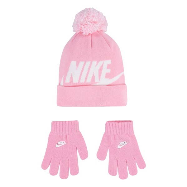 Nan Swoosh Pom Beanie Glv Set Παιδικά Σετ