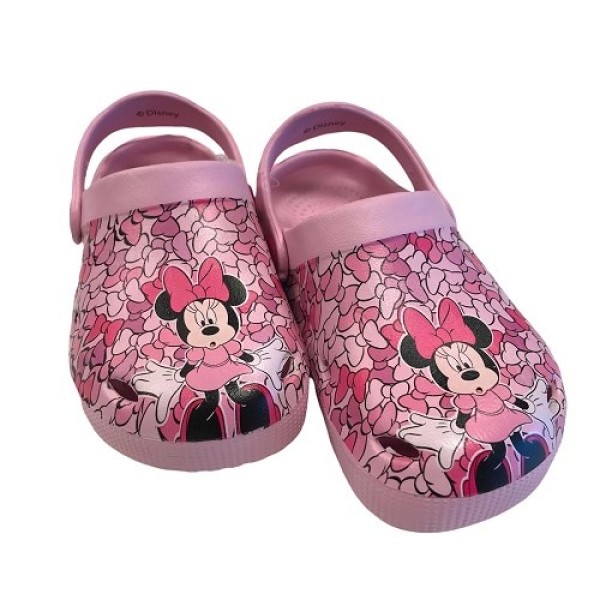 Disney Minnie Digital Print Garden Pink Παιδικά Πέδιλα