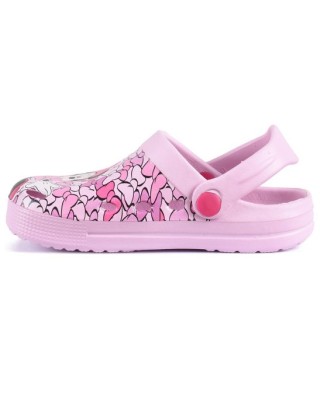 Disney Minnie Digital Print Garden Pink Παιδικά Πέδιλα