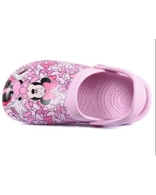Disney Minnie Digital Print Garden Pink Παιδικά Πέδιλα