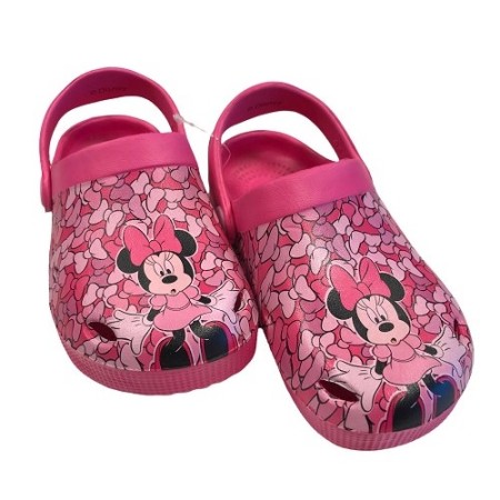 Minnie Digital Print Garden Fuchsia Παιδικά Πέδιλα