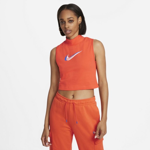 Nike W Sw Mock-Neck Tank Γυναικεία Αμάνικα