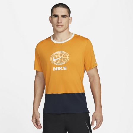Nike Dri-FIT Heritage Κίτρινο Ανδρικά T-Shirt