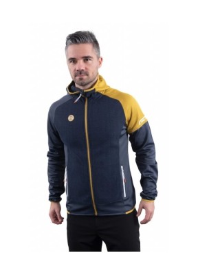 Gts M Jacket Comb Mix Ανδρική Ζακέτα Grey Curry