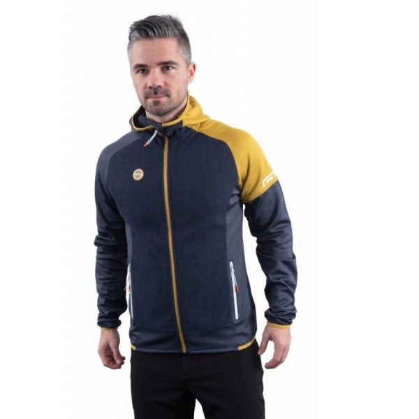 Gts M Jacket Comb Mix Ανδρική Ζακέτα Grey Curry
