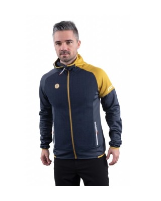 Gts M Jacket Comb Mix Ανδρική Ζακέτα Grey Curry