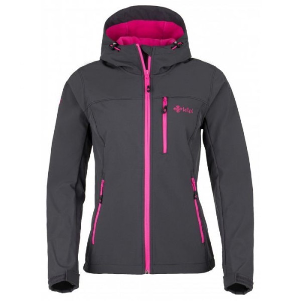 Kilpi Elia Softshell Jacket Grey Purple Γυναικεία Μπουφάν