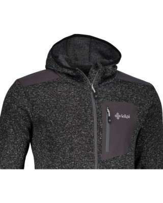 Kilpi Bandai-M Fleece Black Ανδρικές Ζακέτες