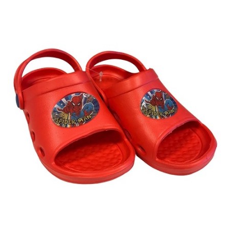 Disney Spiderman Garden Open Toe Red Παιδικά Πέδιλα