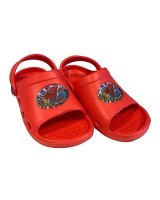Disney Spiderman Garden Open Toe Red Παιδικά Πέδιλα