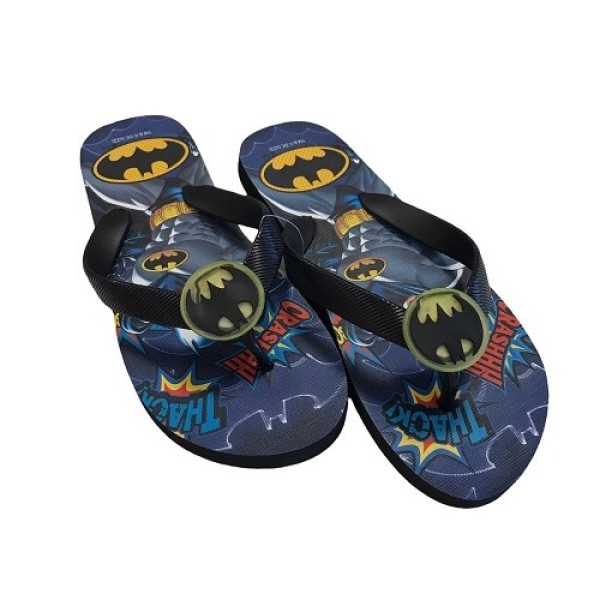 Disney Batman Flip Flop Lights Black Παιδικές Σαγιονάρες