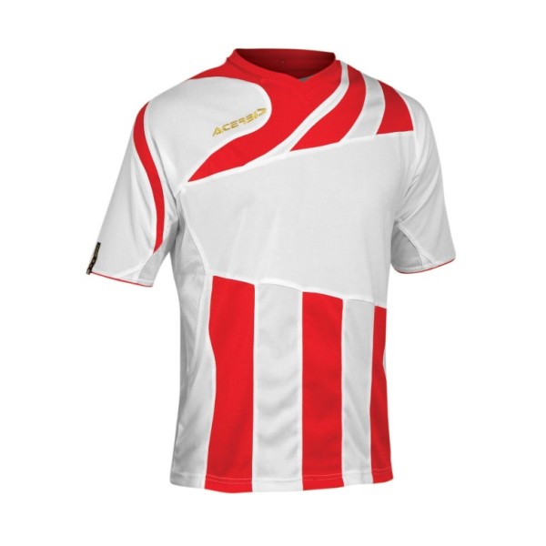 Acerbis Mira S/S Jersey Wht/Red Ανδρικά T-Shirt