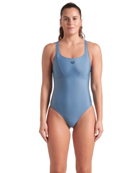 Arena W Arena Solid Swimsuit Control Γυναικείο Ολόσωμο Μαγιό Γκρι Arena W Arena Solid Swimsuit Control Γυναικείο Ολόσωμο Μαγιό Γκρι