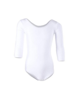 Dansport Κορμάκι Λυκρα Μακρύ Μανίκι Λευκό