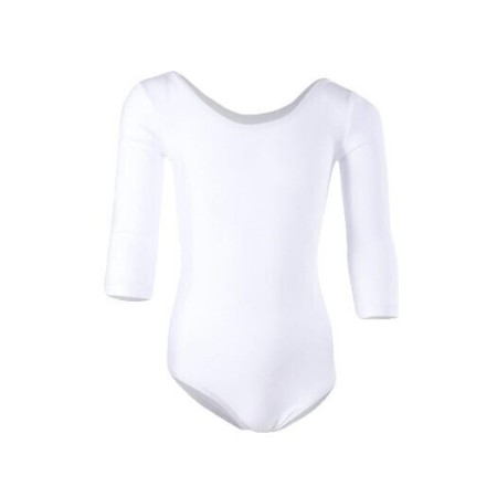 Dansport Κορμάκι Λυκρα Μακρύ Μανίκι Λευκό