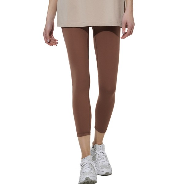 Body Action W Full Length Tights Γυναικείο Κολάν Καφέ Κολάν