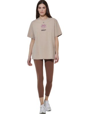 Body Action W Full Length Tights Γυναικείο Κολάν Καφέ Κολάν