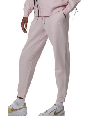 Body Action Fleece Skinny Joggers Ροζ Γυναικείο Παντελόνι 