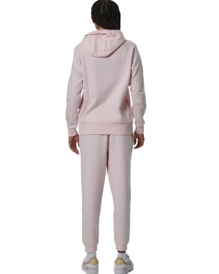 Body Action Fleece Skinny Joggers Ροζ Γυναικείο Παντελόνι 