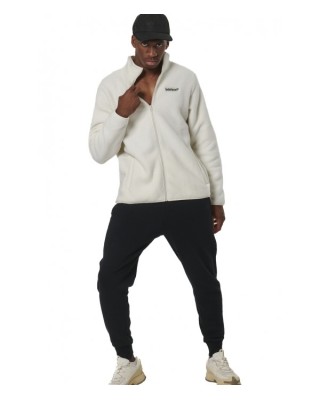 Body Action Fleece Sportstyle Joggers Ανδρικό Παντελόνι Μαύρο