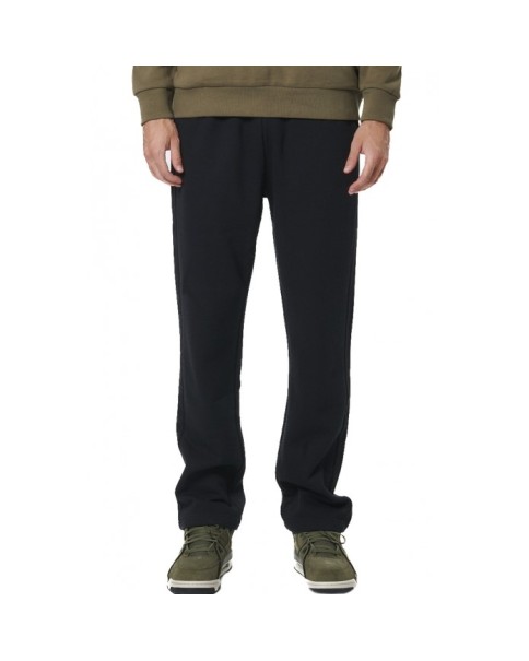 Body Action Fleece Open Leg Sweatpants Ανδρικό Παντελόνι Μαύρο Body Action Fleece Open Leg Sweatpants Ανδρικό Παντελόνι Μαύρο