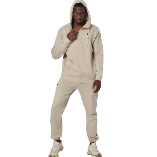 Body Action Gargo Joggers Ανδρικό Παντελόνι Μπεζ