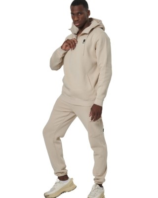 Body Action Gargo Joggers Ανδρικό Παντελόνι Μπεζ
