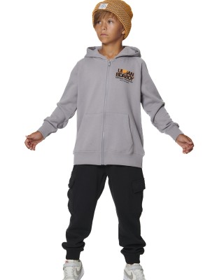 Body Action Cargo Trousers Μαύρο Παιδικό Παντελόνι 