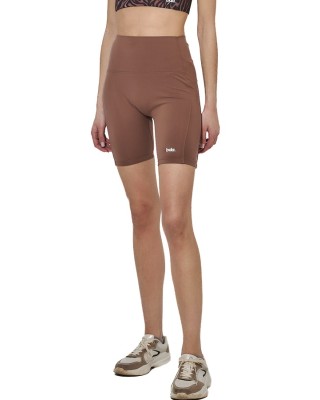 Body Action W Bike Shorts Γυναικείο Ποδηλατικό Κολάν Καφέ