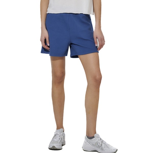 Body Action W Stretch Cotton-Blend Short Γυναικεία Βερμούδα Μπλε Σορτς-Βερμούδες Body Action W Stretch Cotton-Blend Short Γυναικεία Βερμούδα Μπλε Σορτς-Βερμούδες