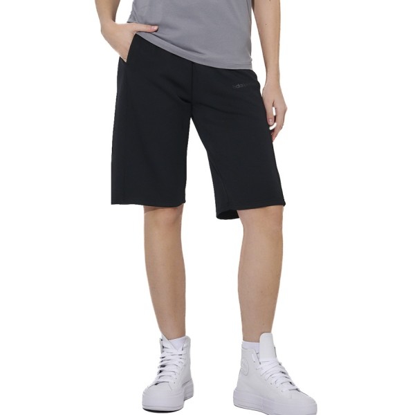 Body Action W Wide-Leg Bermuda Short Γυναικεία Βερμούδα Μαύρη