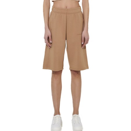 Body Action W Wide-Leg Bermuda Short Γυναικεία Βερμούδα Καφέ