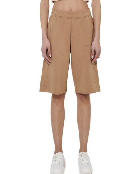 Body Action W Wide-Leg Bermuda Short Γυναικεία Βερμούδα Καφέ