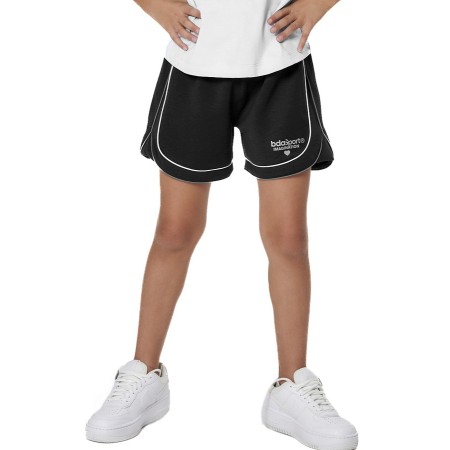 Body Action G Tech Fleece Παιδικό Σορτς Μαύρο